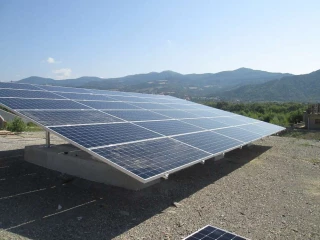 Une future ferme photovoltaïque