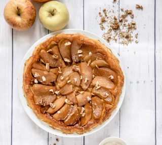 Tarte Tatin aux pommes des Vergers de Sellières